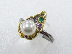 パール　指輪(17号)